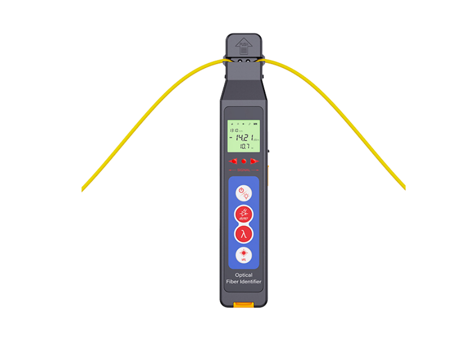 Live fiber identifier device