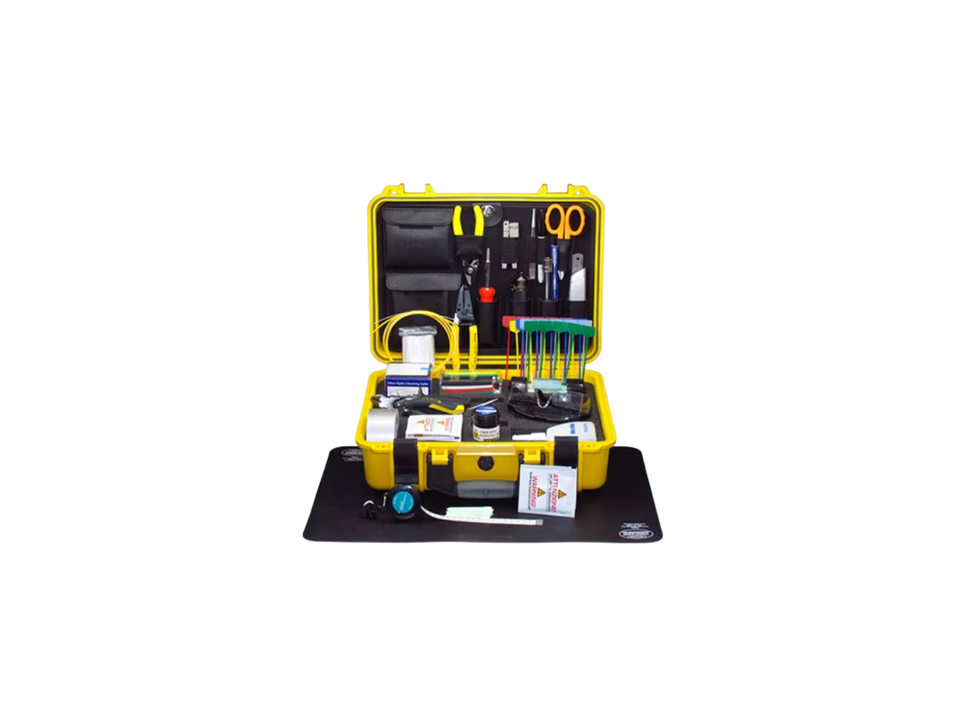 Fiber optic testing tools and accessories